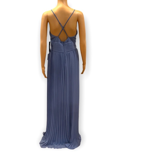 Lulus Depths of My Love Dusty Blue Maxi Dress size M - Picture 9 of 9